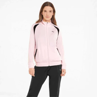 AGASALHO PUMA TRICÔ CLASSIC FEMININO - Rosa/preto