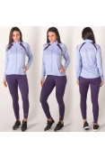 AGASALHO PUMA YOGA INSPIRED SUIT FEMININO - Lilas/roxo