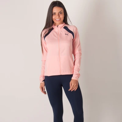 AGASALHO PUMA YOGA INSPIRED SUIT FEMININO - Salmao/marinho
