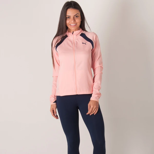 AGASALHO PUMA YOGA INSPIRED SUIT FEMININO - Salmao/marinho