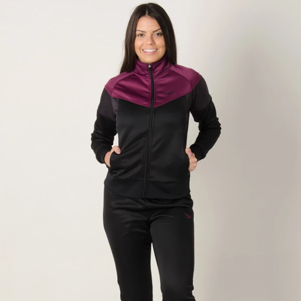 AGASALHO SPEEDO SHINE FEMININO - Preto/roxo AGASALHO SPEEDO SHINE FEMININO - Preto/roxo