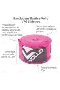 BANDAGEM VOLLO ELÁSTICA 3m - Rosa
