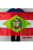 BANDEIRA BANDERART SANTA CATARINA 1,28X0,90 - Vermelho/verde BANDEIRA BANDERART SANTA CATARINA 1,28X0,90 - Vermelho/verde