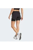 BERMUDA ADIDAS 2 EM 1 OWN THE RUN CLIMACOOL FEMININA - Preto BERMUDA ADIDAS 2 EM 1 OWN THE RUN CLIMACOOL FEMININA - Preto