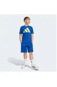 BERMUDA ADIDAS 3 STRIPES INFANTIL - Azul/marinho