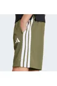 BERMUDA ADIDAS 3 STRIPES INFANTIL - Verde/branco