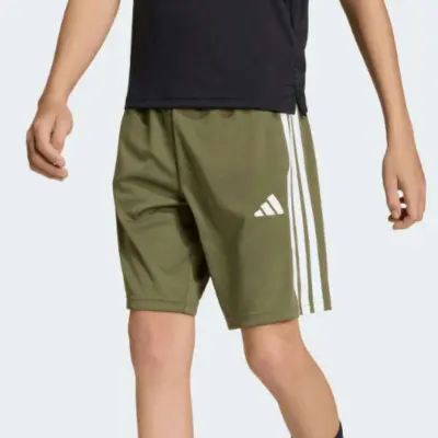BERMUDA ADIDAS 3 STRIPES INFANTIL - Verde/branco