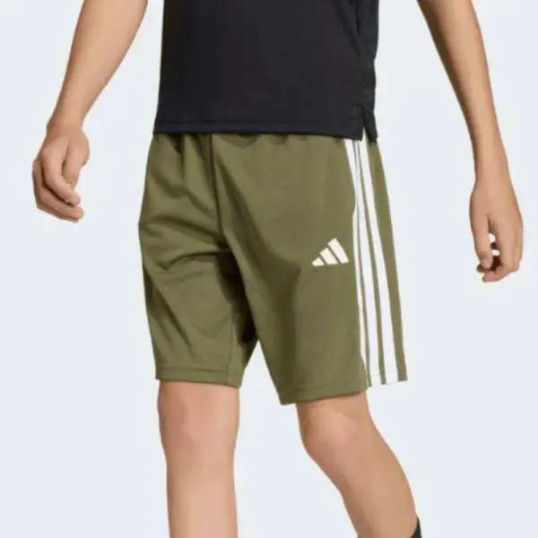 BERMUDA ADIDAS 3 STRIPES INFANTIL - Verde/branco