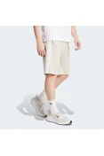 BERMUDA ADIDAS 3 STRIPES SINGLE JERSEY MASCULINO - Bege/branco BERMUDA ADIDAS 3 STRIPES SINGLE JERSEY MASCULINO - Bege/branco