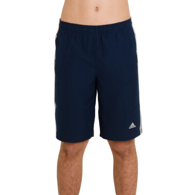 BERMUDA ADIDAS 3S WV INFANTIL - Marinho/branco