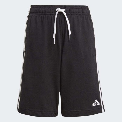 BERMUDA ADIDAS BOYS 3S INFANTIL - Preto/branco