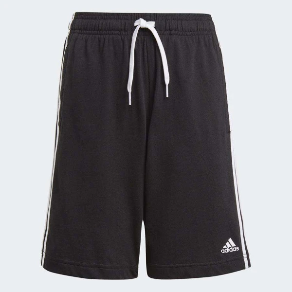 BERMUDA ADIDAS BOYS 3S INFANTIL - Preto/branco
