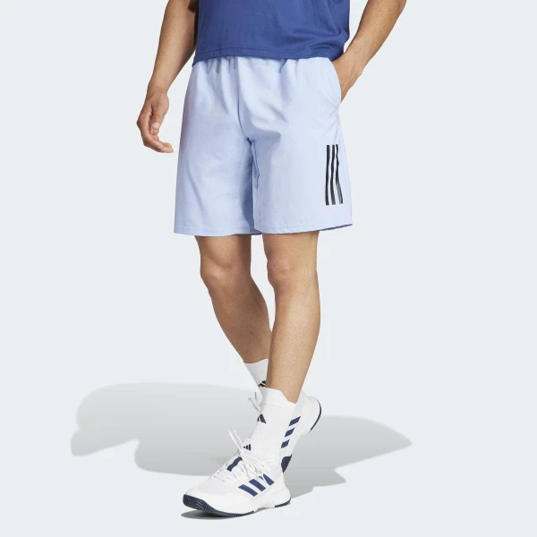 BERMUDA ADIDAS CLUB 3 STRIPES MASCULINA - Azul celeste