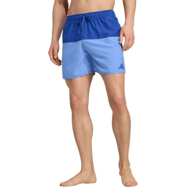 BERMUDA ADIDAS COLORBLOCK 5 INCH MASCULINA - Azul/azul celeste