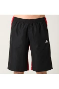 BERMUDA ADIDAS COLOURBLOCK MASCULINA - Preto/vermelho BERMUDA ADIDAS COLOURBLOCK MASCULINA - Preto/vermelho