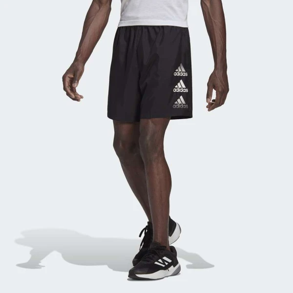 BERMUDA ADIDAS D2M LOGO MASCULINA - Preto BERMUDA ADIDAS D2M LOGO MASCULINA - Preto