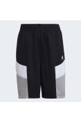 BERMUDA ADIDAS DESIGNED TO MOVE INFANTIL - Preto/cinza