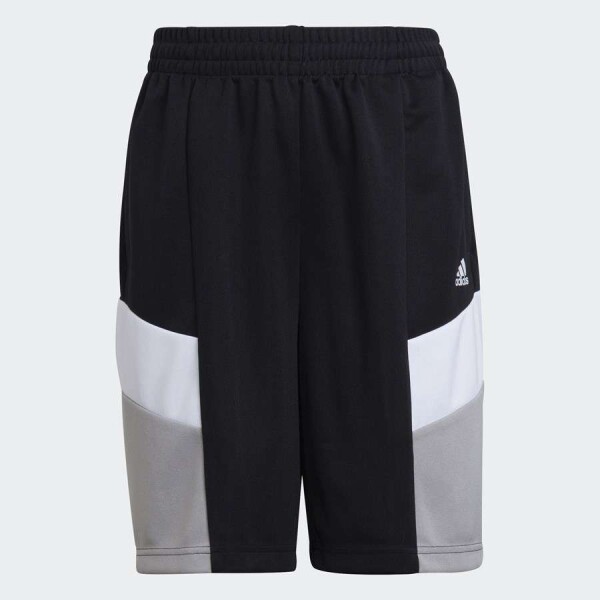 BERMUDA ADIDAS DESIGNED TO MOVE INFANTIL - Preto/cinza