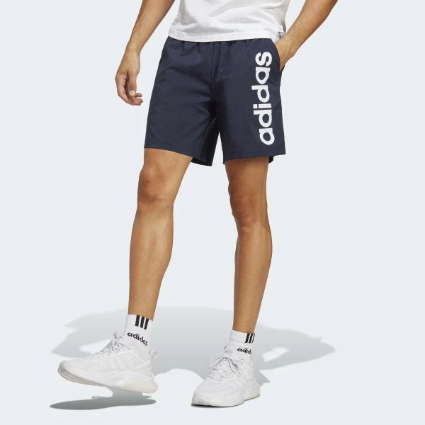 BERMUDA ADIDAS ESSENTIAL CHELSEA LINEAR MASCULINA - Marinho/branco BERMUDA ADIDAS ESSENTIAL CHELSEA LINEAR MASCULINA - Marinho/branco