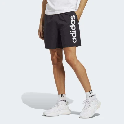 BERMUDA ADIDAS ESSENTIAL CHELSEA LINEAR MASCULINA - Preto/branco