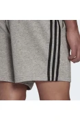 BERMUDA ADIDAS ESSENTIALS 3 LISTRAS MASCULINA - Cinza BERMUDA ADIDAS ESSENTIALS 3 LISTRAS MASCULINA - Cinza