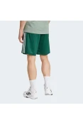 BERMUDA ADIDAS ESSENTIALS PIQUET 3 STRIPES MASCULINA - Verde/branco