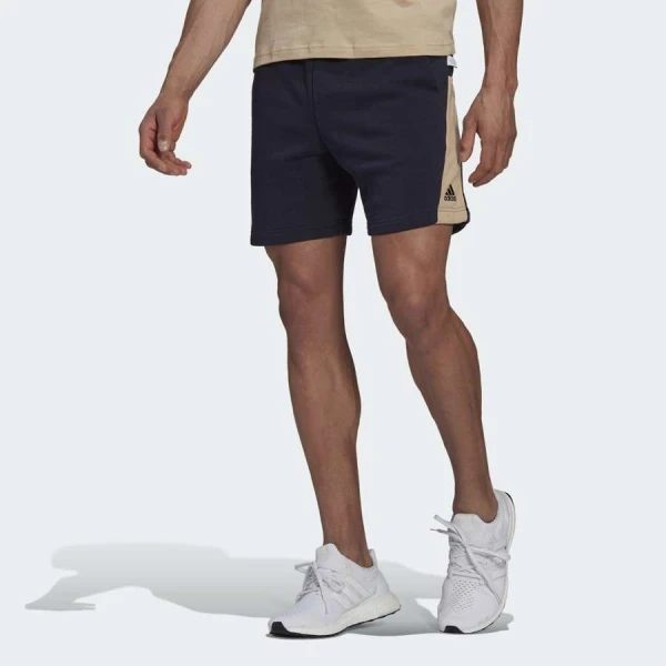 BERMUDA ADIDAS FUTURE ICON MASCULINA - Marinho/bege BERMUDA ADIDAS FUTURE ICON MASCULINA - Marinho/bege