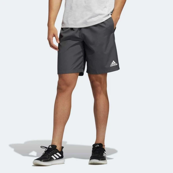 BERMUDA ADIDAS MALHA PLANA RIPSTOP MASCULINA - Grafite/branco