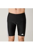 BERMUDA ADIDAS NATAÇÃO ESSENCE CORE 3 STRIPES MASCULINA - Preto/branco