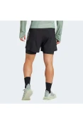 BERMUDA ADIDAS OWN THE RUN 2 EM 1 MASCULINA - Preto BERMUDA ADIDAS OWN THE RUN 2 EM 1 MASCULINA - Preto