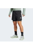BERMUDA ADIDAS OWN THE RUN 2 EM 1 MASCULINA - Preto BERMUDA ADIDAS OWN THE RUN 2 EM 1 MASCULINA - Preto