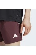 BERMUDA ADIDAS OWN THE RUN BASE MASCULINA - Bordo/branco