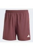 BERMUDA ADIDAS OWN THE RUN BASE MASCULINA - Bordo/branco