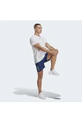 BERMUDA ADIDAS OWN THE RUN MASCULINA - Azul/prata