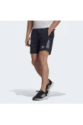 BERMUDA ADIDAS OWN THE RUN MASCULINA - Marinho/prata