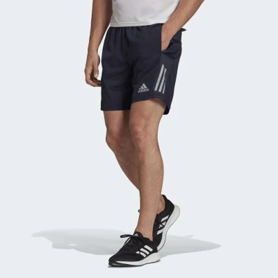 BERMUDA ADIDAS OWN THE RUN MASCULINA - Marinho/prata