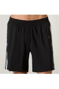 BERMUDA ADIDAS RUNNING 3S MASCULINA - Preto/branco