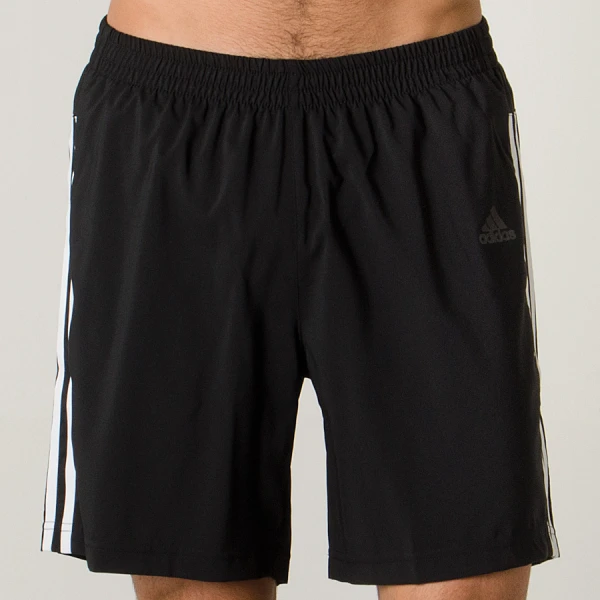 BERMUDA ADIDAS RUNNING 3S MASCULINA - Preto/branco