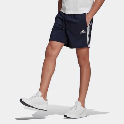 BERMUDA AEROREADY ESSENTIALS CHELSEA 3-STRIPES ADIDAS MARCULINA - Marinho/branco