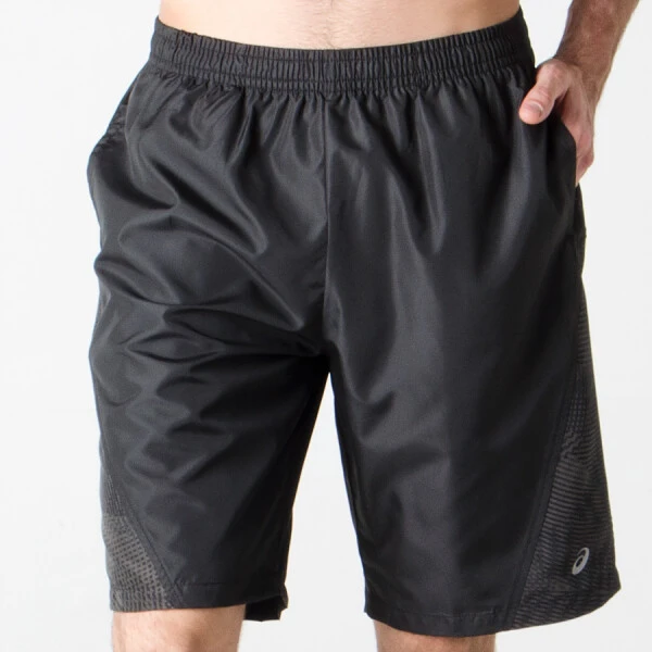 BERMUDA ASICS REGIONAL RUN 10 INCHES MASCULINA - Preto