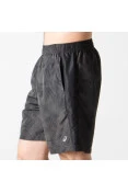 BERMUDA ASICS REGIONAL RUN 7 INCHES MASCULINA - Chumbo/preto
