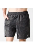 BERMUDA ASICS REGIONAL RUN 7 INCHES MASCULINA - Chumbo/preto