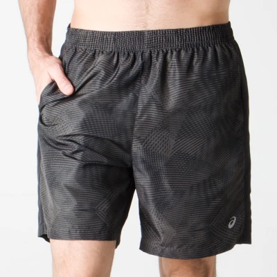 BERMUDA ASICS REGIONAL RUN 7 INCHES MASCULINA - Chumbo/preto BERMUDA ASICS REGIONAL RUN 7 INCHES MASCULINA - Chumbo/preto