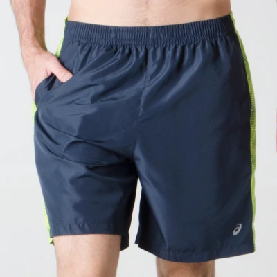 BERMUDA ASICS REGIONAL RUN 7 INCHES MASCULINA - Marinho/verde