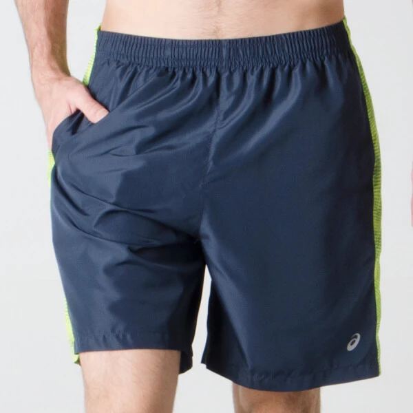 BERMUDA ASICS REGIONAL RUN 7 INCHES MASCULINA - Marinho/verde