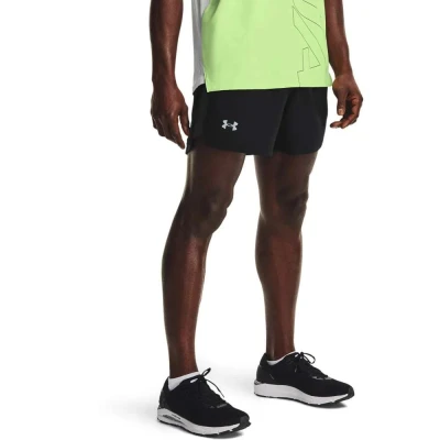 BERMUDA DE CORRIDA UNDER ARMOUR LAUNCH SW 5 MASCULINA - Preto