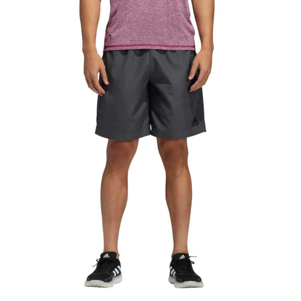 BERMUDA DE MALHA ADIDAS COLORBLOCK AEROREADY MASCULINA - Chumbo