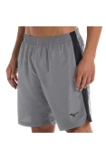 BERMUDA DE TREINO MIZUNO RUN EASY 4 MASCULINA - Cinza/preto