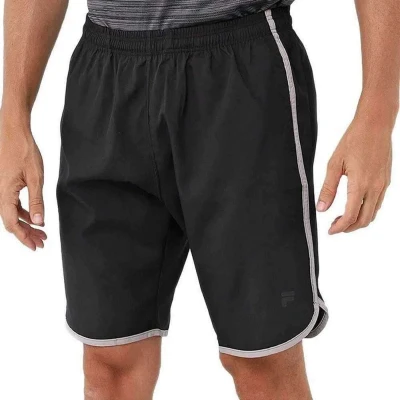 BERMUDA FILA CURVE LETTER 7.5 MASCULIA - Preto