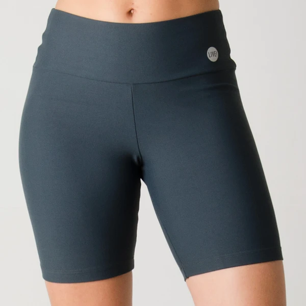 BERMUDA LIVE ACTIVE ESSENTIAL FEMININA - Chumbo